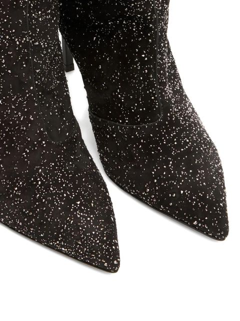 Casadei stiletto-heel pointed-toe boots - Black