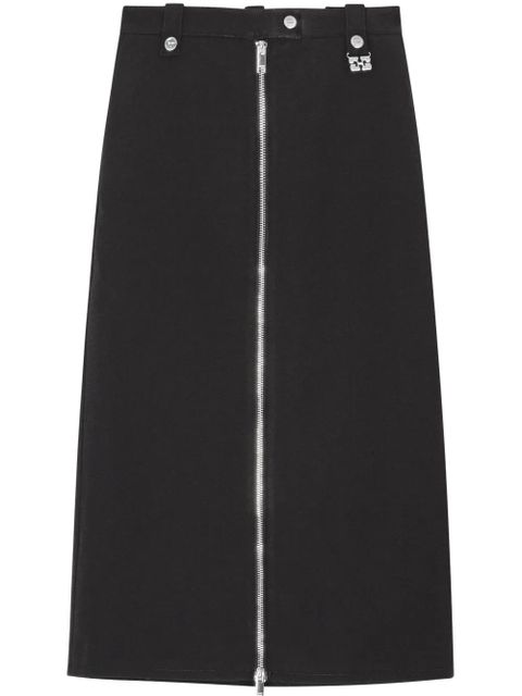 GANNI zip-up skirt - Black - zdjęcie produktu nr 1