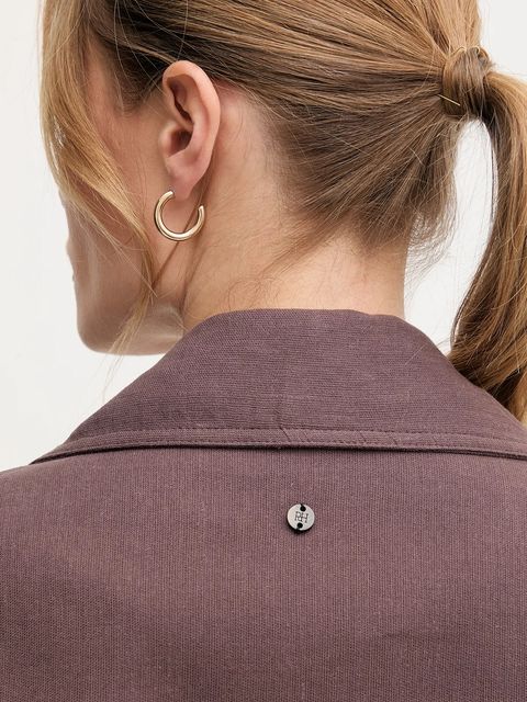 Pedro del Hierro kurtka z domieszką lnu