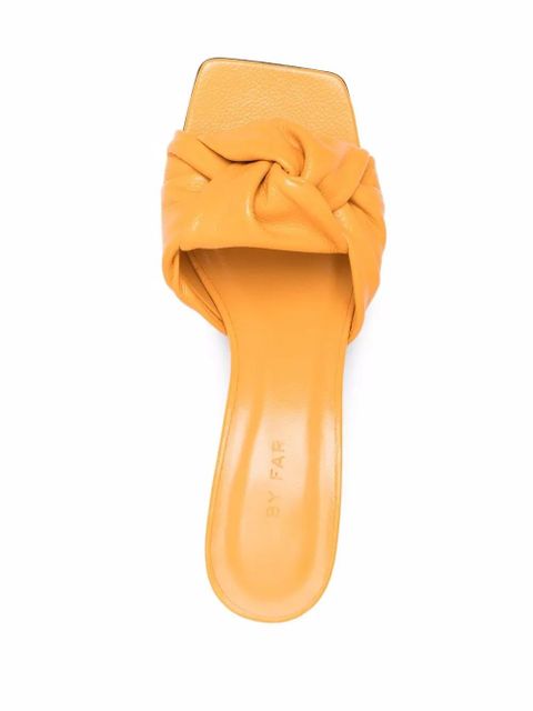 BY FAR knot detail sandals - Orange - zdjęcie produktu nr 2