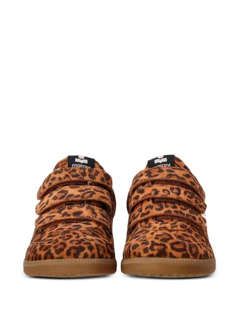 ISABEL MARANT Beth leopard-print sneakers - LEEC LEOPARD ECRU