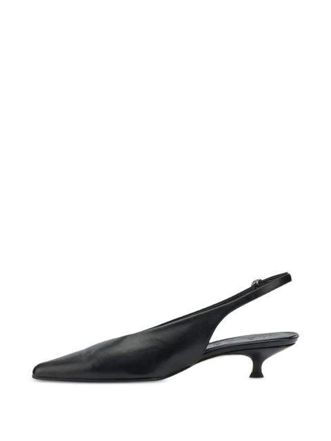 Aeyde Camila pointed slingback heeled pumps - Black