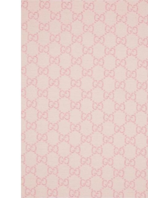 Gucci GG Supreme reversible scarf - Pink