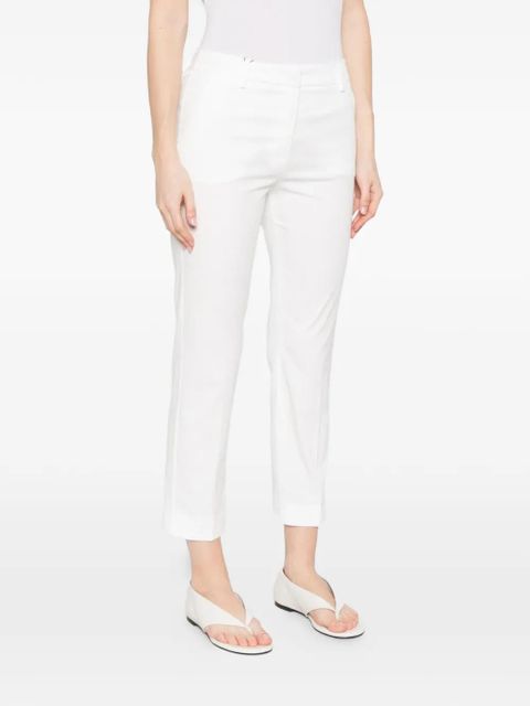 Weekend Max Mara cropped cigarette trousers - White