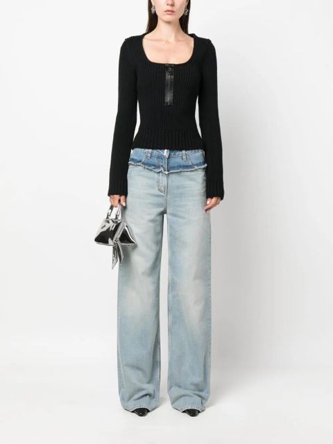 Givenchy low-rise straight-leg jeans - Blue