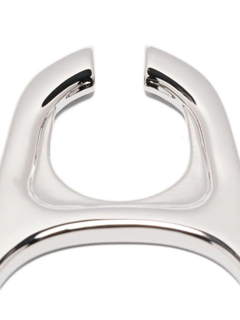 Jean Paul Gaultier cap-motif earrings - Silver