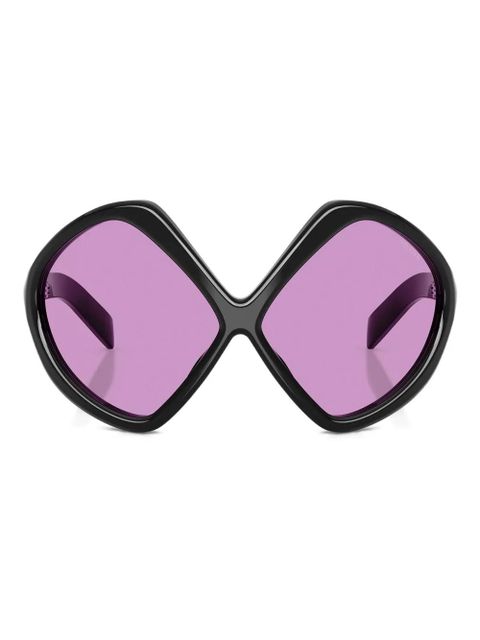 Prada Eyewear oversized-frame sunglasses - Black - zdjęcie produktu nr 1