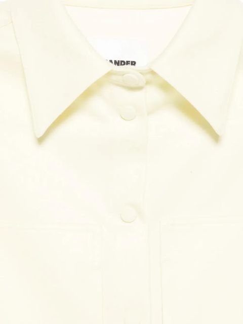 Jil Sander chest-pocket shirt - Yellow
