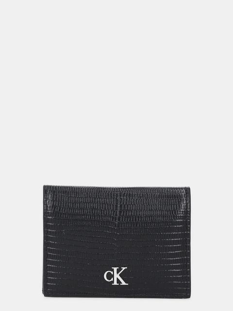 Calvin Klein etui na karty skórzane kolor czarny LV04F1068G - zdjęcie produktu nr 1