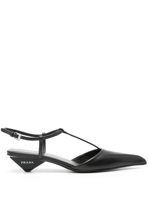 Prada 35mm pointed-toe pumps - Black - zdjęcie produktu nr 1