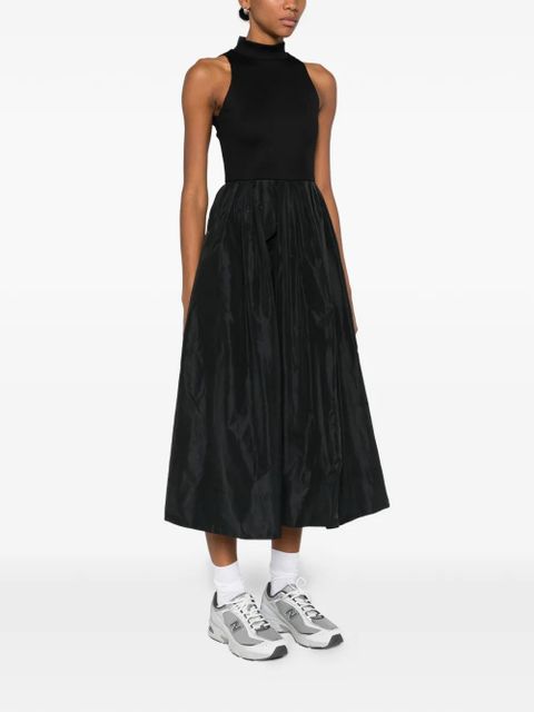 Maje turtleneck sleeveless midi dress - Black