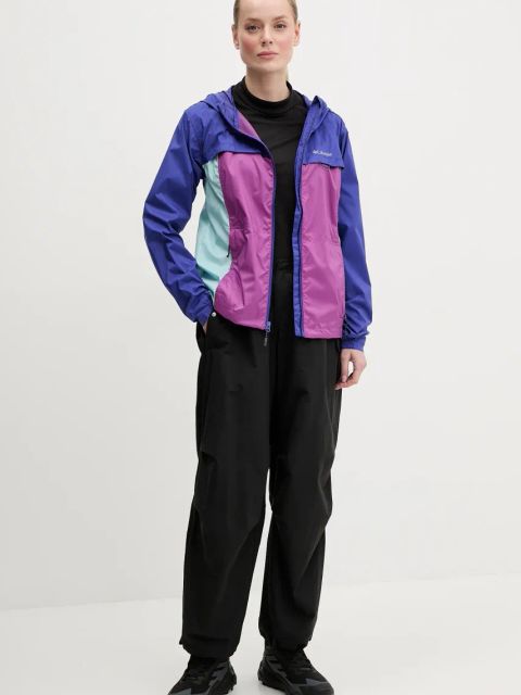 Columbia kurtka outdoorowa Crested Canyon Windbreaker kolor niebieski 2116481