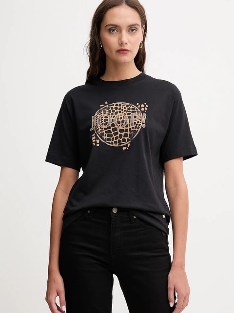 Joop! t-shirt bawełniany damski kolor czarny 30048383 - zdjęcie produktu nr 1