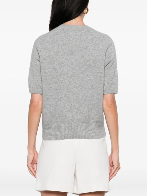 ANINE BING short-sleeve cashmere sweater - Grey