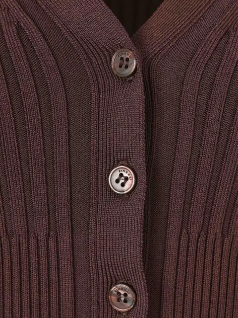 Simkhai ribbed-knit cardigan - Brown