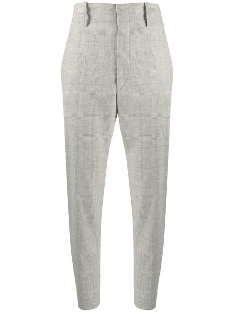 MARANT ÉTOILE checkered tailored trousers - Grey - zdjęcie produktu nr 1