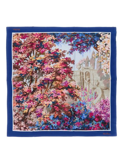 Max Mara printed scarf - Blue - zdjęcie produktu nr 1