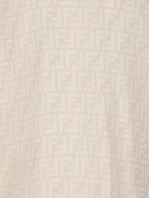 FENDI FF jacquard silk shirt - Neutrals