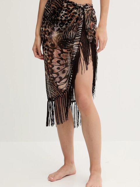 Guess pareo kolor brązowy E5GZ01 WH4T2