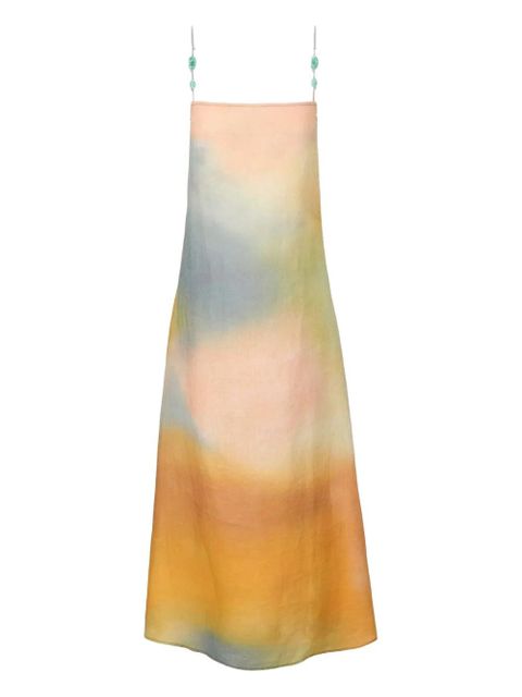 STAUD Laura maxi dress - Orange - zdjęcie produktu nr 1