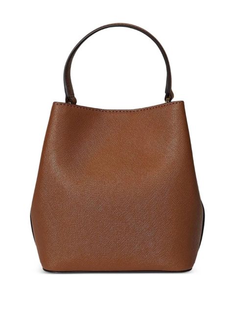 Lauren Ralph Lauren small Reese logo bucket bag - Brown