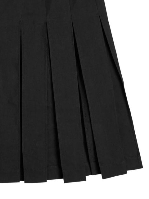 Simone Rocha pleated midi skirt - Black - zdjęcie produktu nr 2