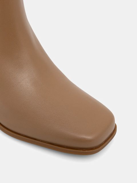 MICHAEL Michael Kors kozaki skórzane Matilda damskie kolor brązowy na słupku 40F5MTMB5L.297 - zdjęcie produktu nr 2