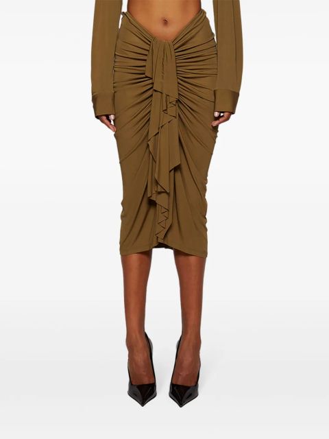 Christopher Esber Vivenda drapped skirt - Green