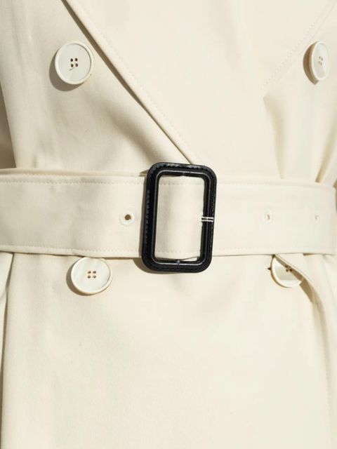 Givenchy double-breasted belted coat - White