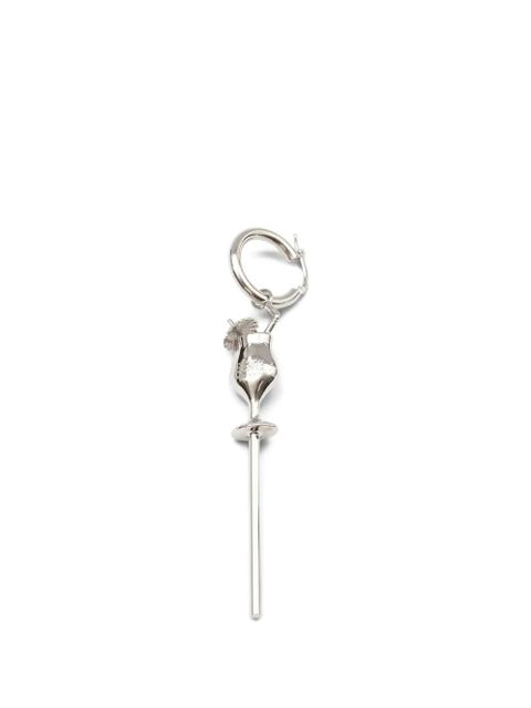 MM6 Maison Margiela cocktail earrings - Silver - zdjęcie produktu nr 1