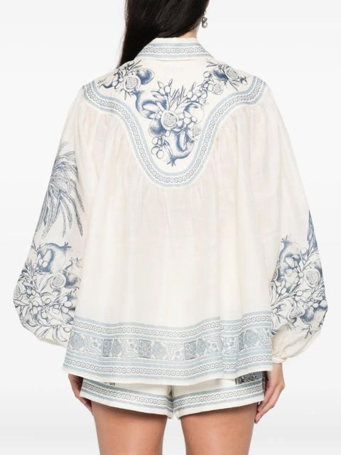 ALEMAIS Villa Romantica blouse - White