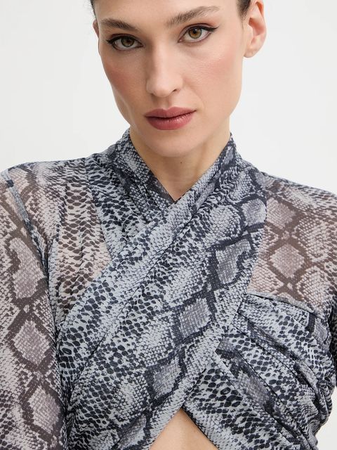 Bardot body damska kolor szary wzorzysta 60050TB1