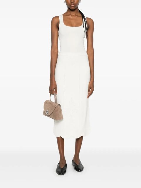 TWINSET scalloped pencil skirt - Black - zdjęcie produktu nr 2