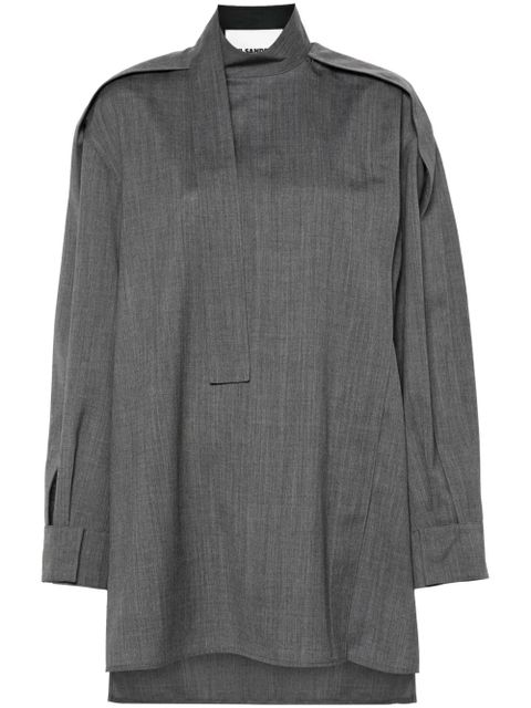 Jil Sander wool blouse - Grey - zdjęcie produktu nr 1