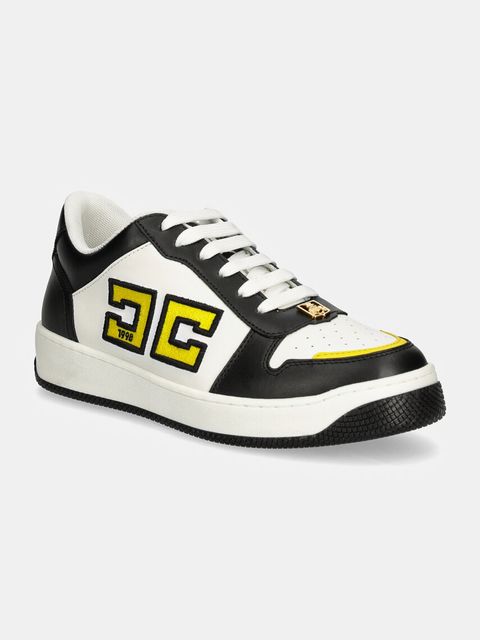 Elisabetta Franchi sneakersy skórzane - zdjęcie produktu nr 1