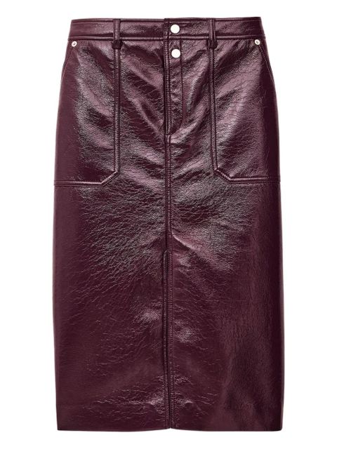 Ba&Sh Marylou front slit pocket midi skirt - Purple - zdjęcie produktu nr 1
