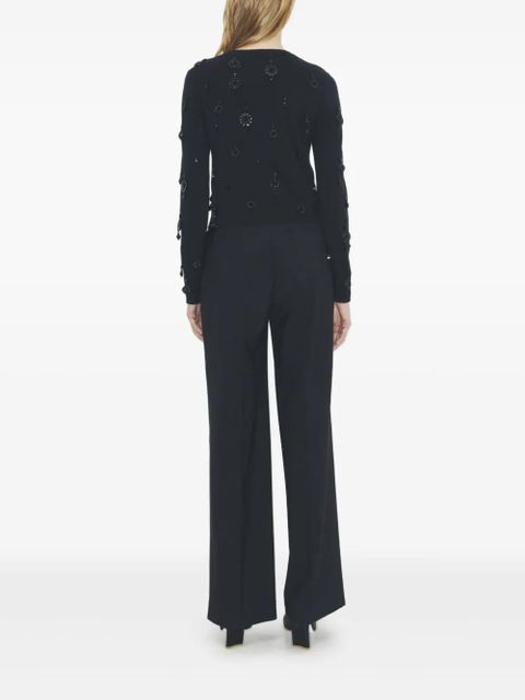 Tory Burch embellished cardigan - Black