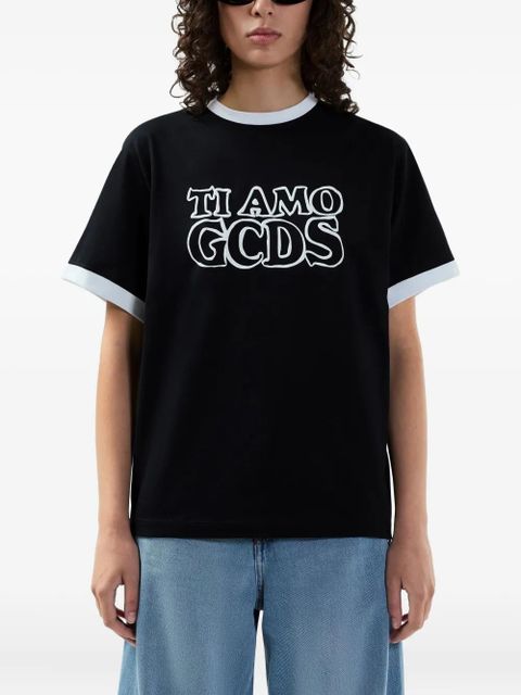 GCDS logo-print T-shirt - Black