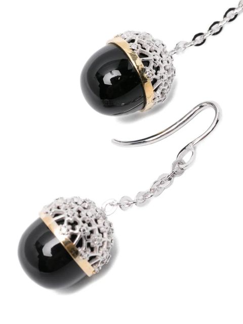 TOTEME lace drops silver