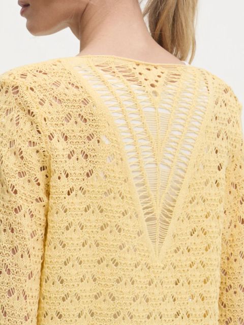 Answear.LAB sweter damski kolor żółty lekki