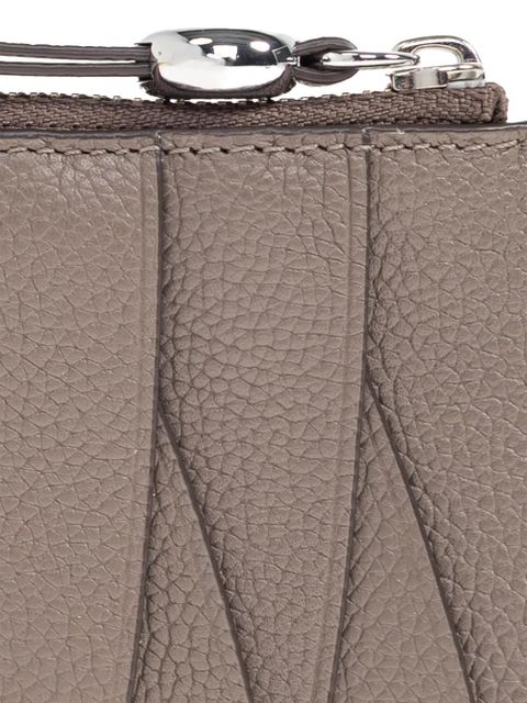 Tory Burch zip leather cardholder - Neutrals