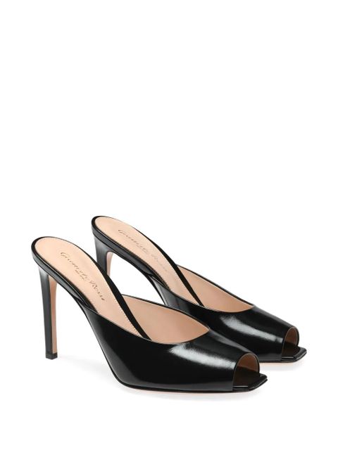 Gianvito Rossi Ethel 95mm mules - Black - zdjęcie produktu nr 2