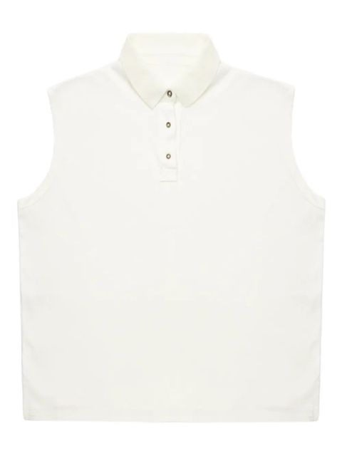Free People sleeveless polo top - Neutrals - zdjęcie produktu nr 1