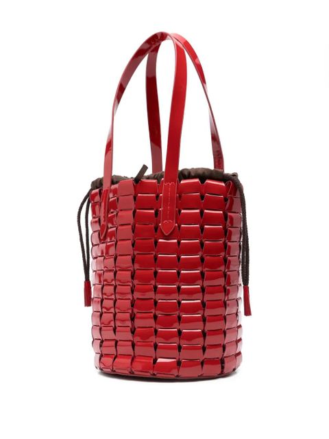 DRAGON DIFFUSION leather bucket bag - Red
