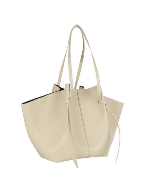 Yuzefi Xl Mochi leather shoulder bag - Neutrals - zdjęcie produktu nr 2