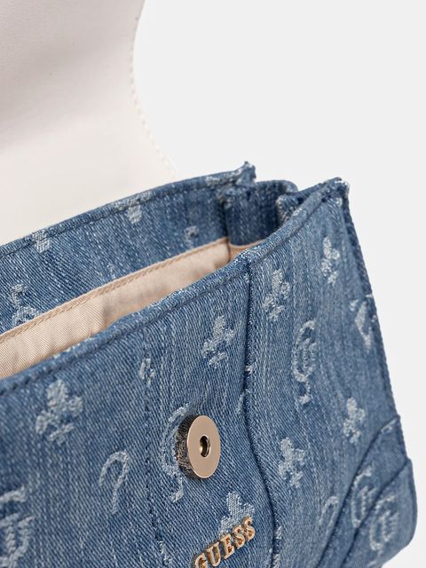 Guess torebka GREYSON kolor niebieski HWDG92 06210