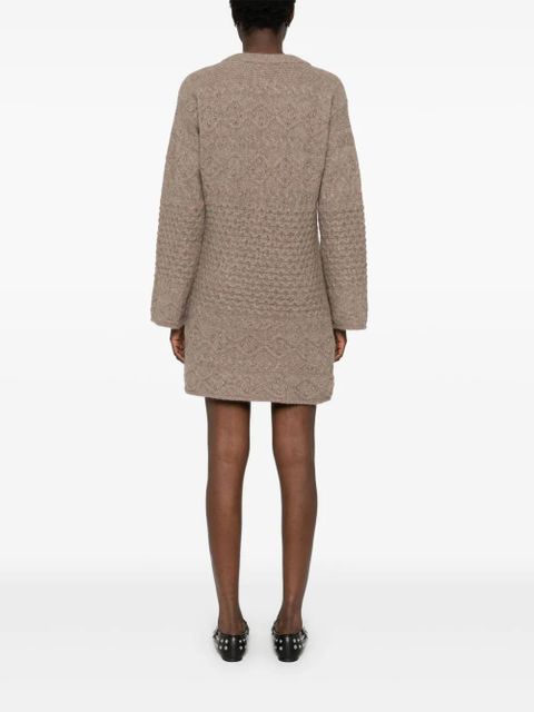 LouLou de Saison Pelagia mini dress - Neutrals