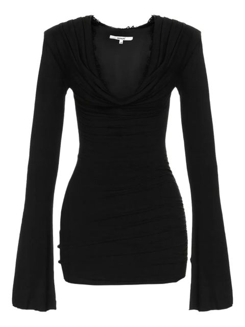 MANURÍ Alma lace-trim mini dress - Black - zdjęcie produktu nr 1