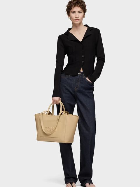 Tous torebka BRENDA kolor beżowy 2002192245