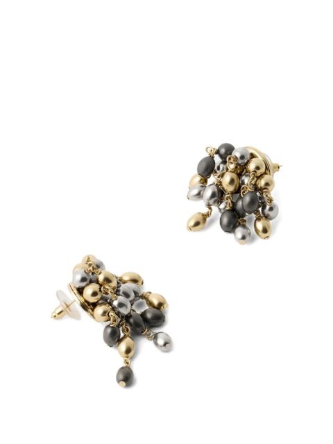 LEMAIRE brass seed earrings - Gold